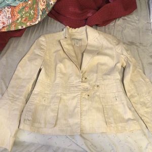 Banana Republic Creme Blazer